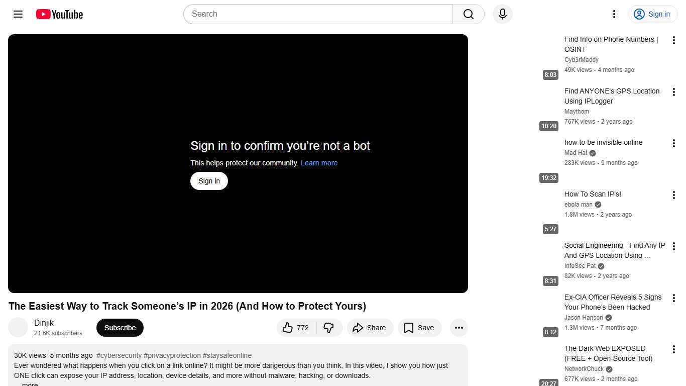 The Easiest Way to Track Someone’s IP in 2026 (And How to Protect Yours) - YouTube