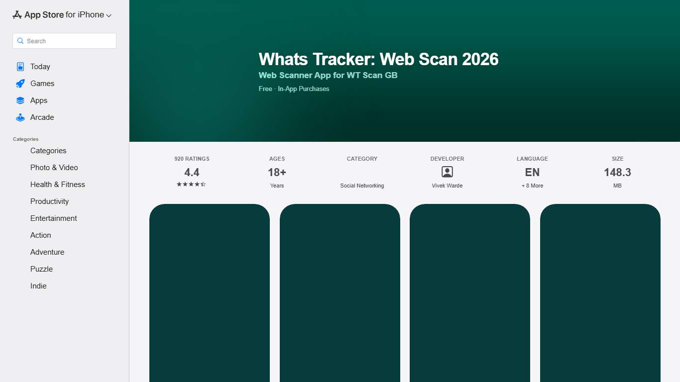‎Whats Tracker: Web Scan 2026 App - App Store